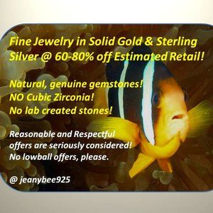 Natural Gemstone Jewelry!